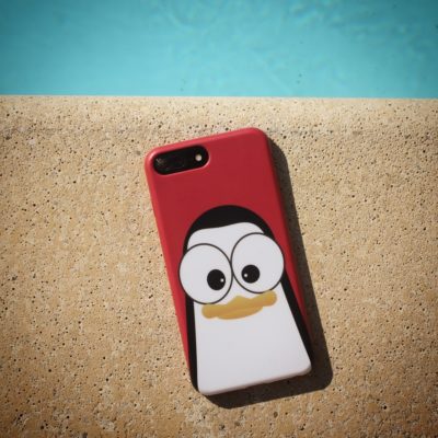 Crazy Pinguins Case iPhone Red
